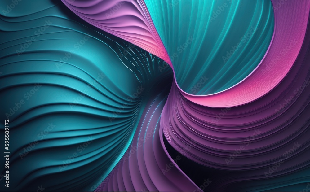 A colorful abstract background with a blue and pink swirls