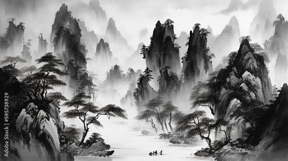 Chinese landscape painting