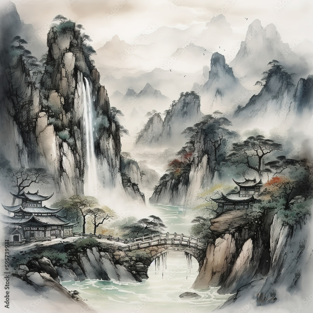 Chinese landscape painting