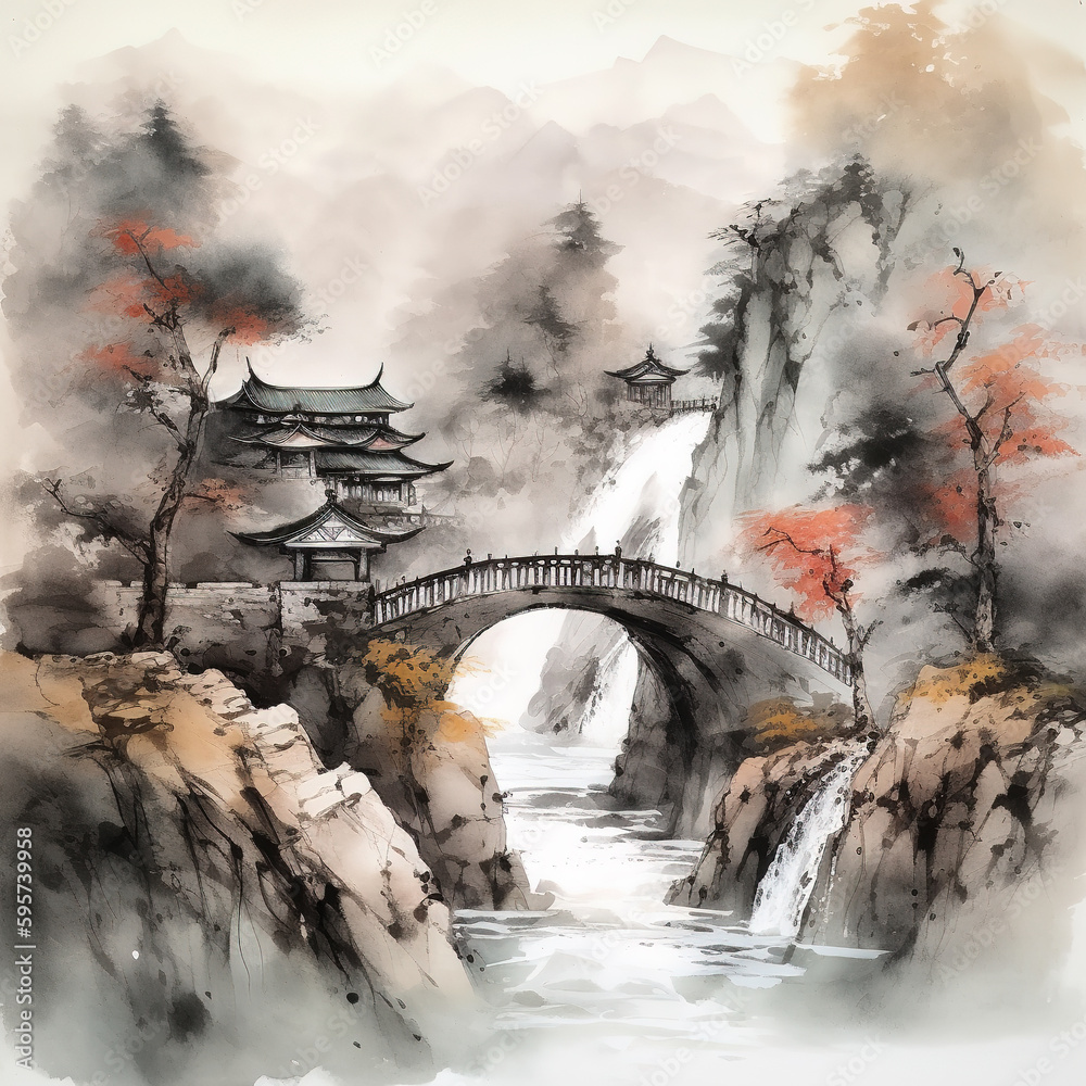 Chinese landscape painting