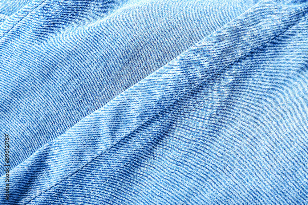 Blue jeans as background, closeup