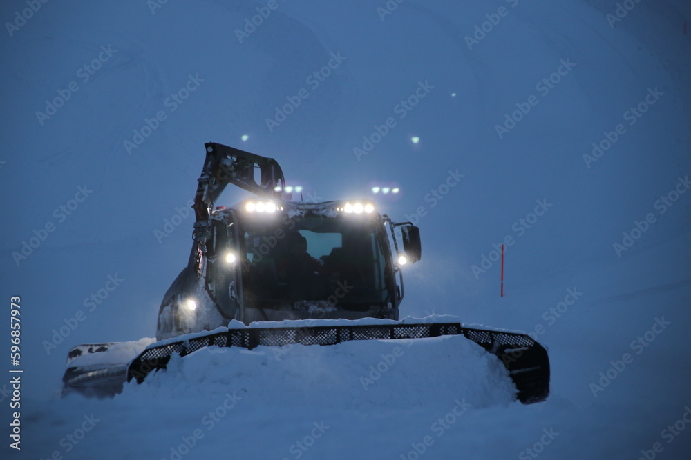 excavator at work