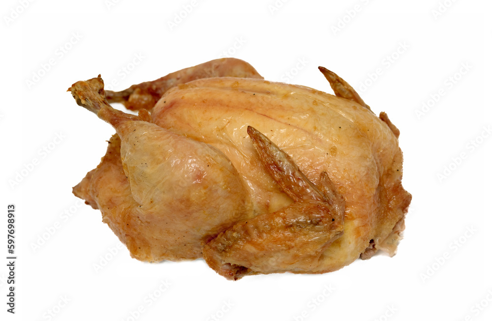 fried chicken on a white background