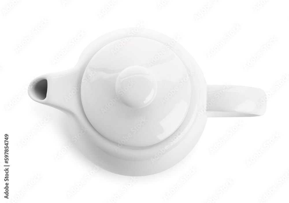 Teapot isolated on white background