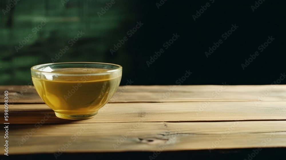 Hot tea background. Illustration AI Generative