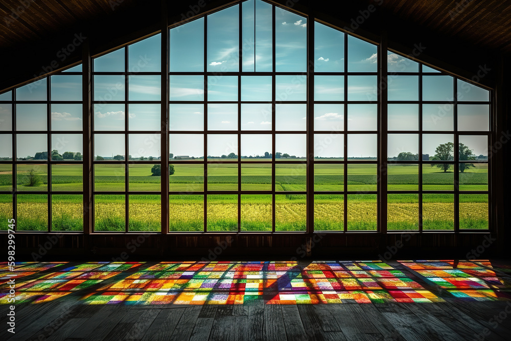 Farm green background for free photos; greenhouse glass