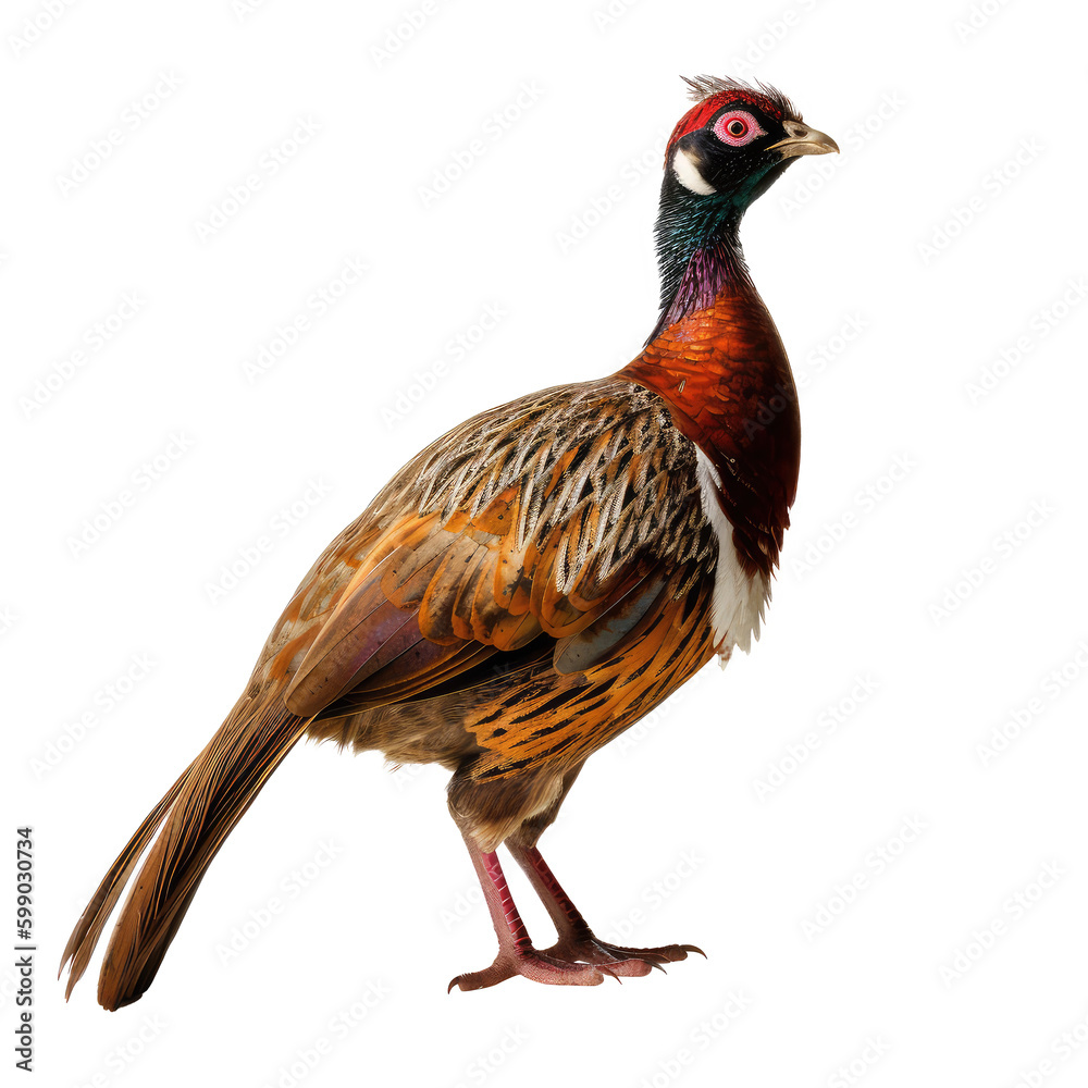 pheasant animal on a transparant background, PNG