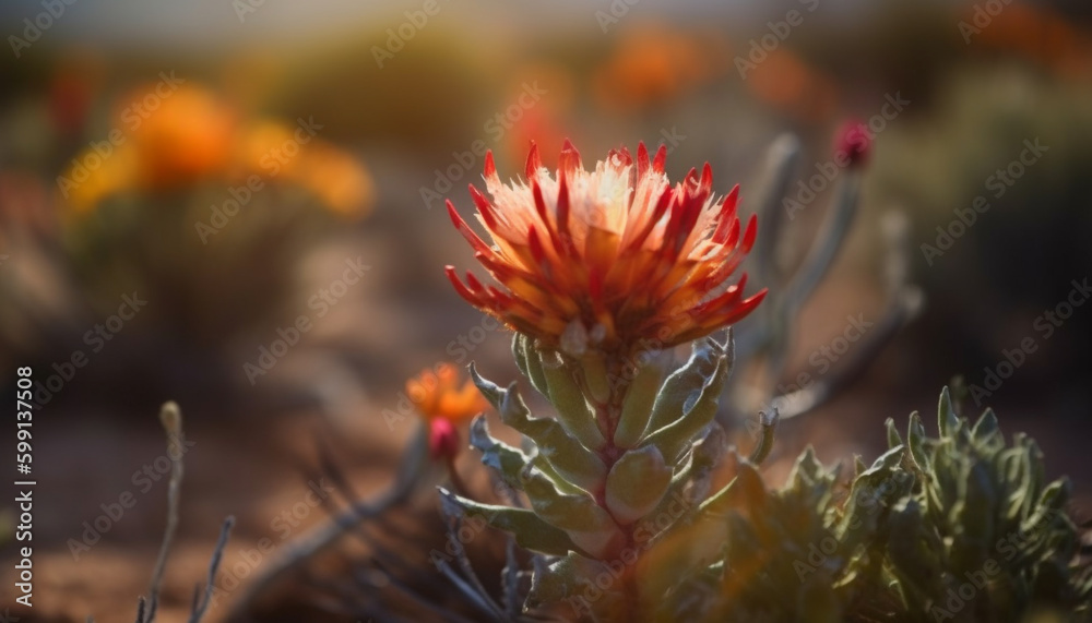 Vibrant wildflower bouquet showcases natural beauty outdoors generated by AI