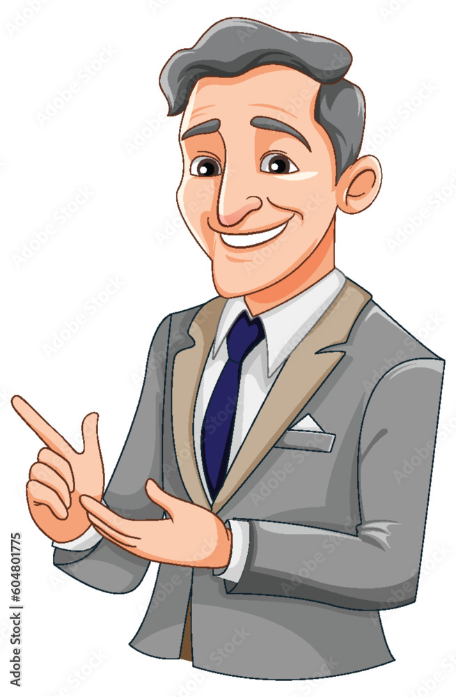 Confident Businessman with Smile