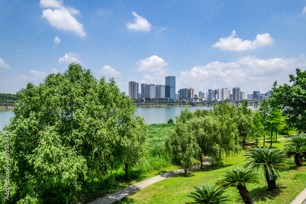 Ecological Landscape of Urban Green Space in Xiangjiang Scenic Belt, Zhuzhou, China