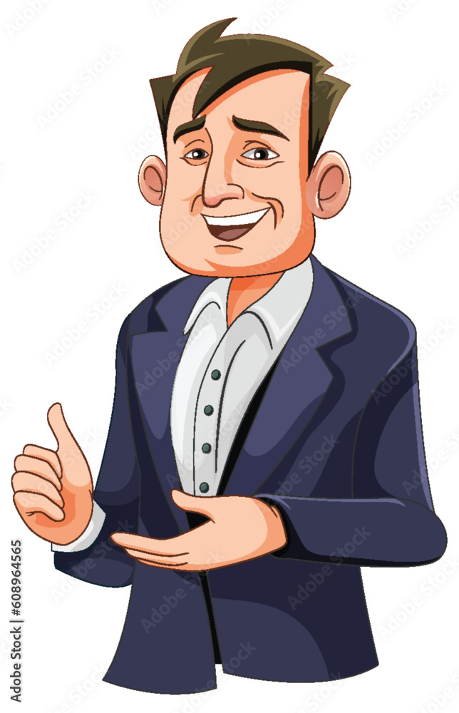 Confident Businessman with Smile