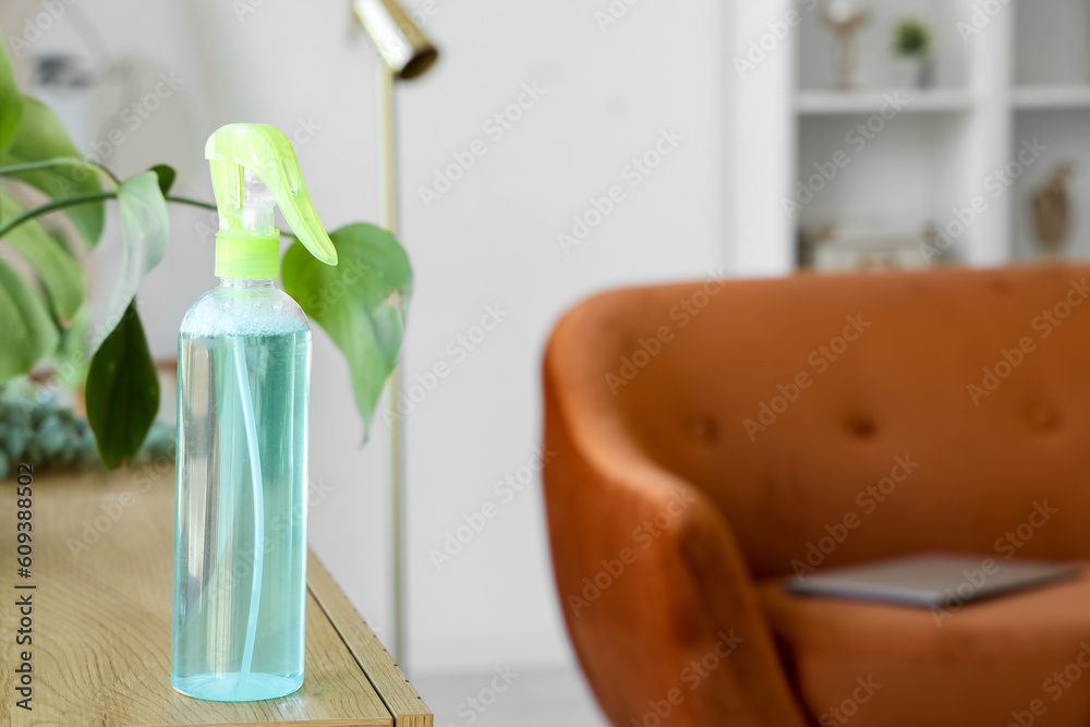 Air freshener on table in living room