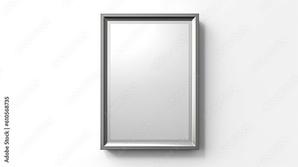 Bathroom Mirror on white