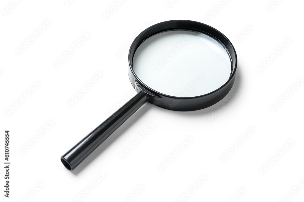 Magnifier isolated on white background