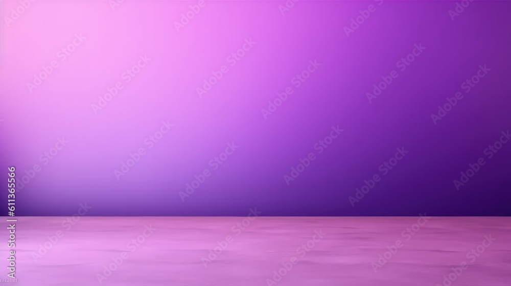 Round podium with purple color background for cosmetic product presentation, Mockup scene., AI gener