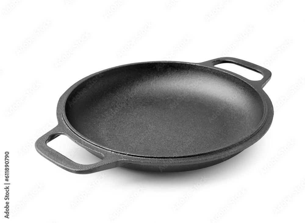 Frying pan isolated on white background