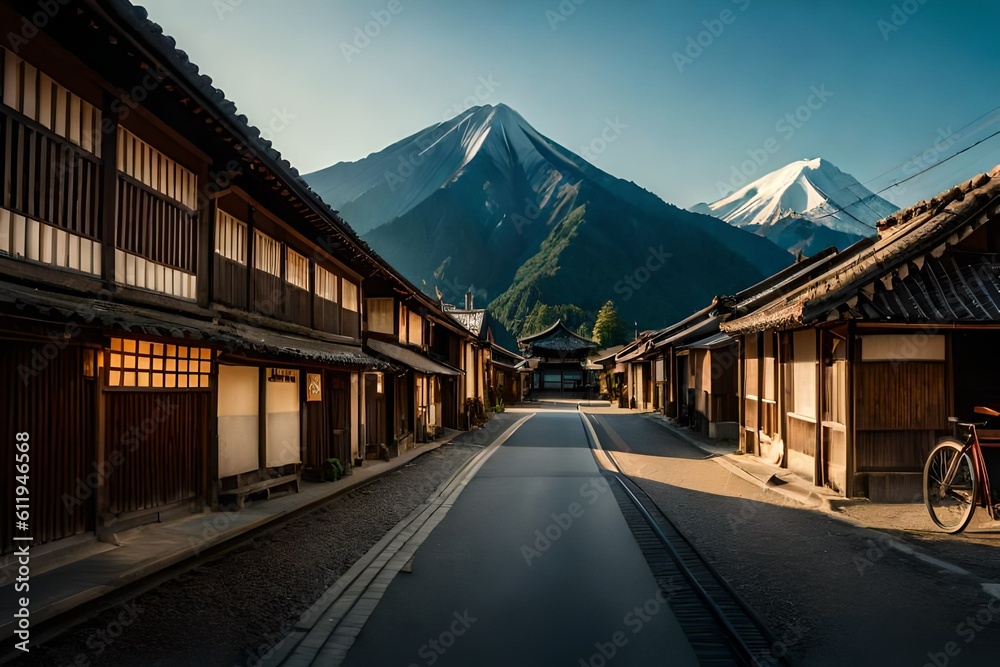 view of the mountain