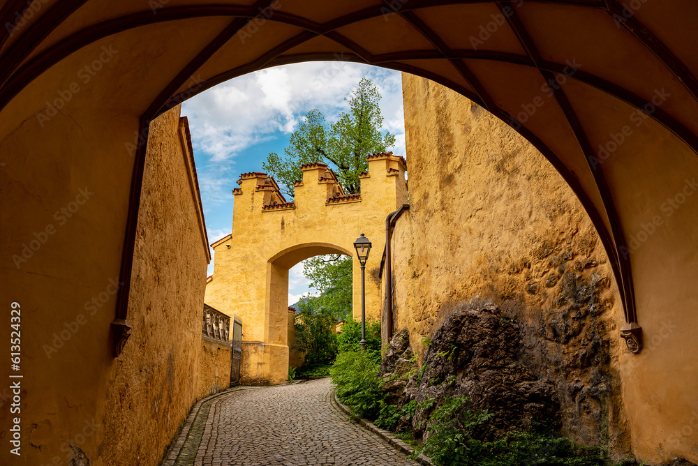 Hohenschwangau castle in German Bavaria