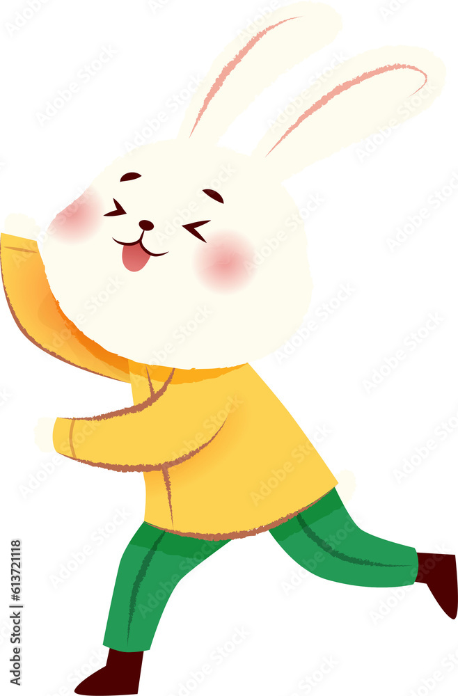 Cute Rabbit Dancing