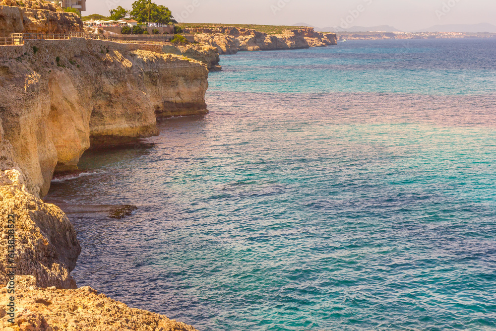 Landscape in beach in Mallorca, Spain