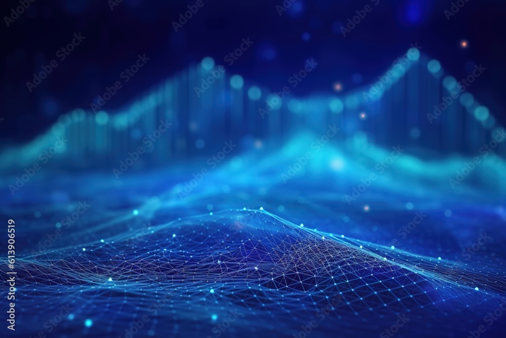 Abstract Technology Network Background