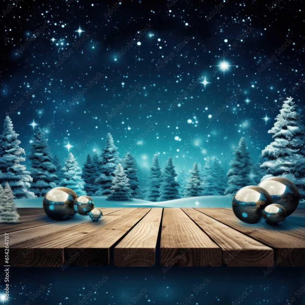 Christmas holiday background. Illustration AI Generative.