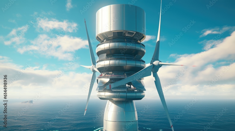 Vertical axis wind turbine, Wind turbines in the sea, Wind is becoming a more significant part of en