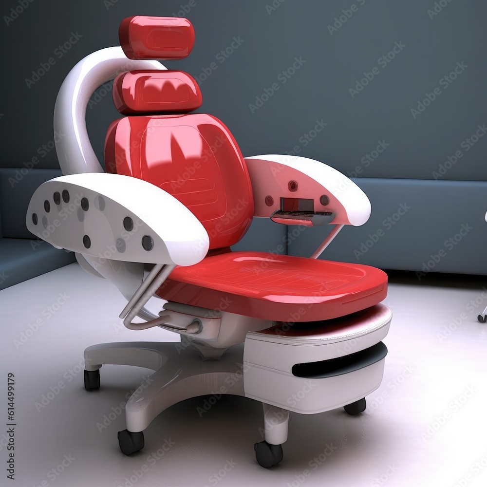 Futuristic modern Gamers chair for health, Furniture for computer gamers.