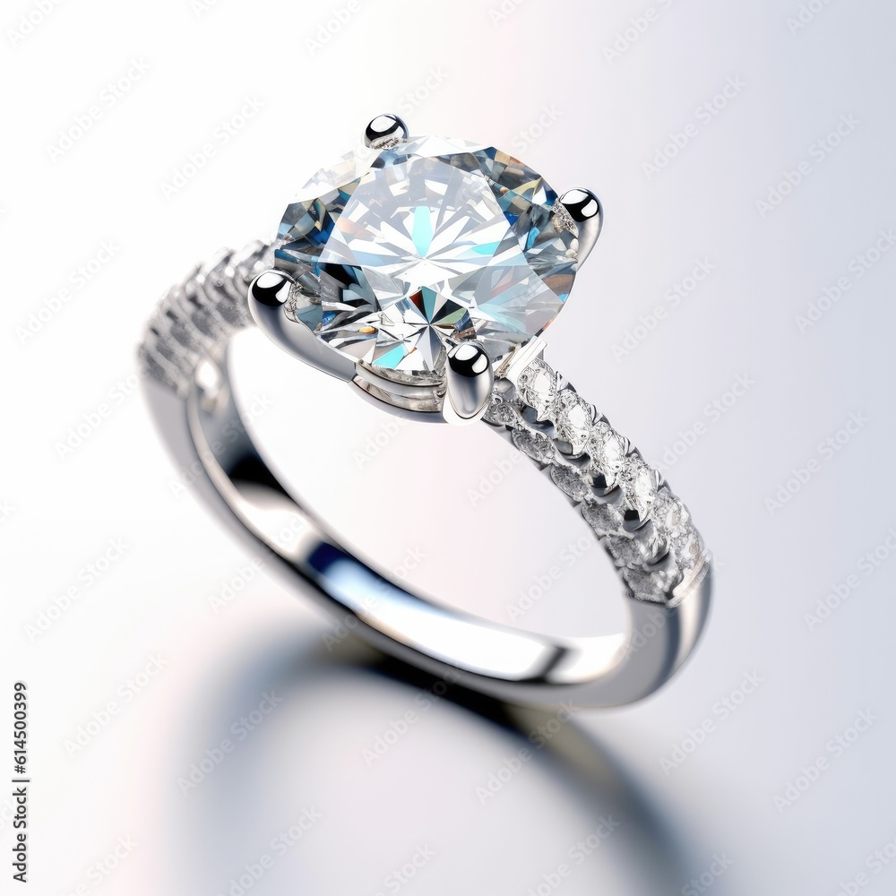 luxury diamond ring, Beautiful diamond engagement ring.