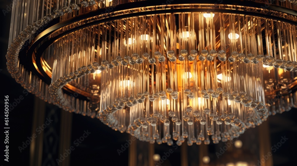 Modern luxury chandeliers, Close up of a beautiful crystal chandelier Beautiful chandelier. luxury e