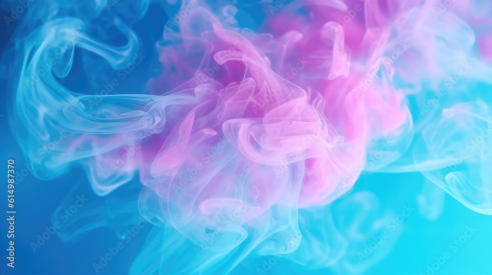 Smoke abstract smoke background red blue abstract air.