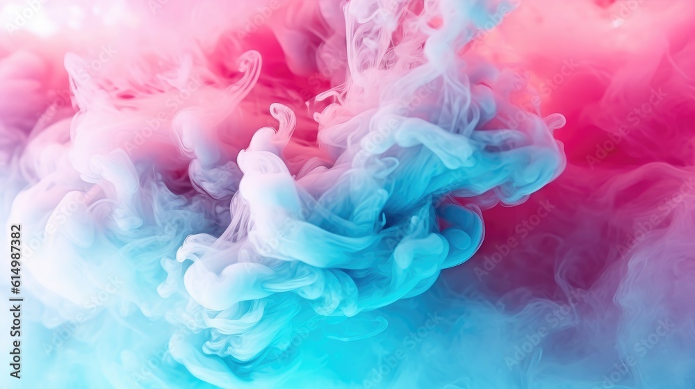 Colorful smoke clouds with a colorful background, Cloud and fog, Glowing color steam wallpaper.