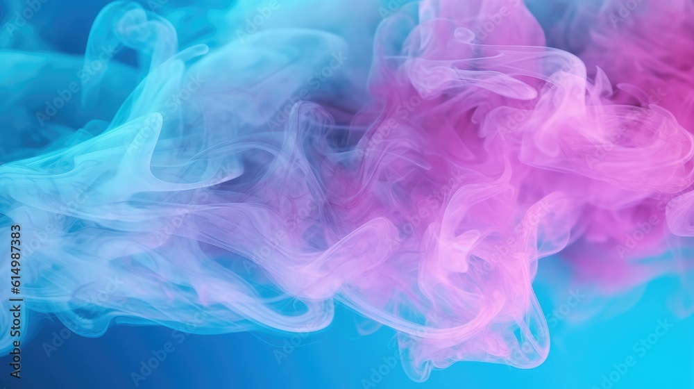 Colorful smoke clouds with a colorful background, Cloud and fog, Glowing color steam wallpaper.