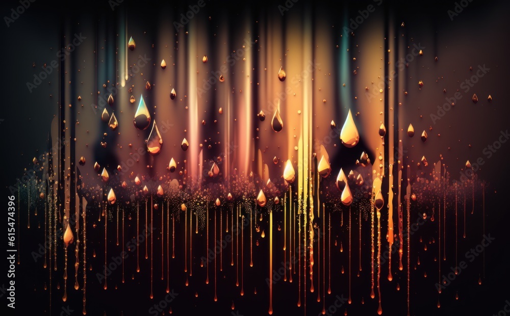 Shiny lights background. Dripping glitter texture