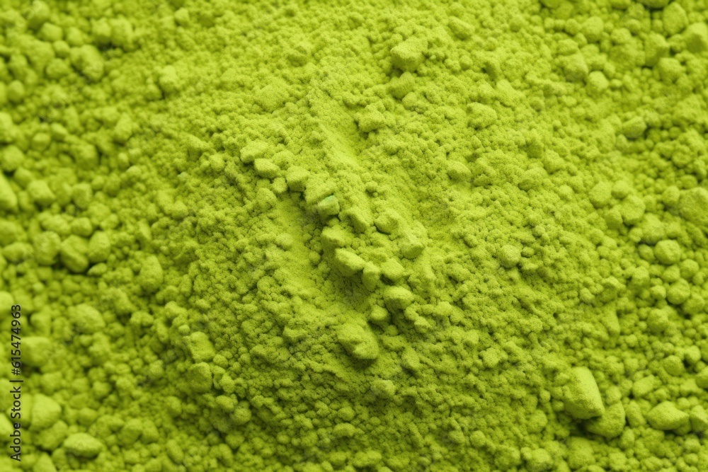 Matcha powder texture background