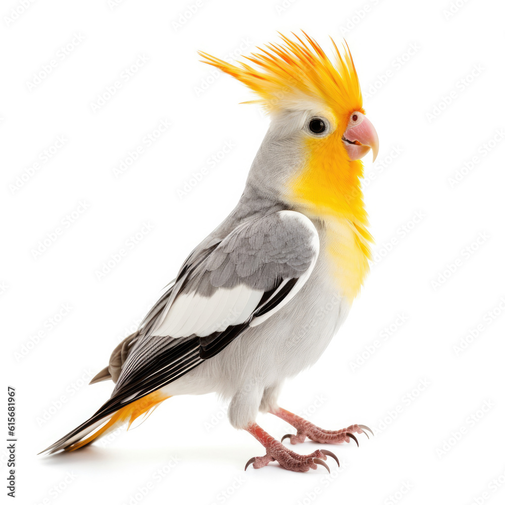 A Cockatiel (Nymphicus hollandicus) mimicking sounds