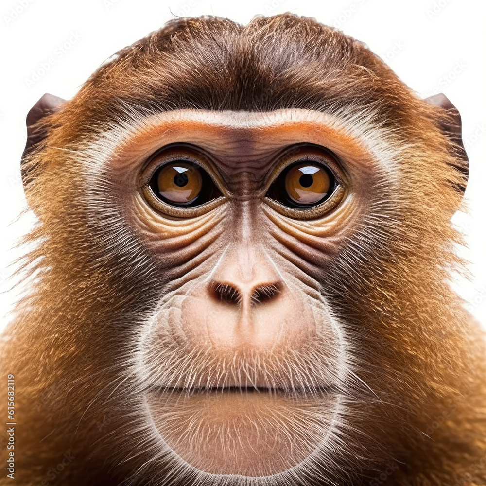 Closeup of a Monkeys (Macaca fascicularis) face