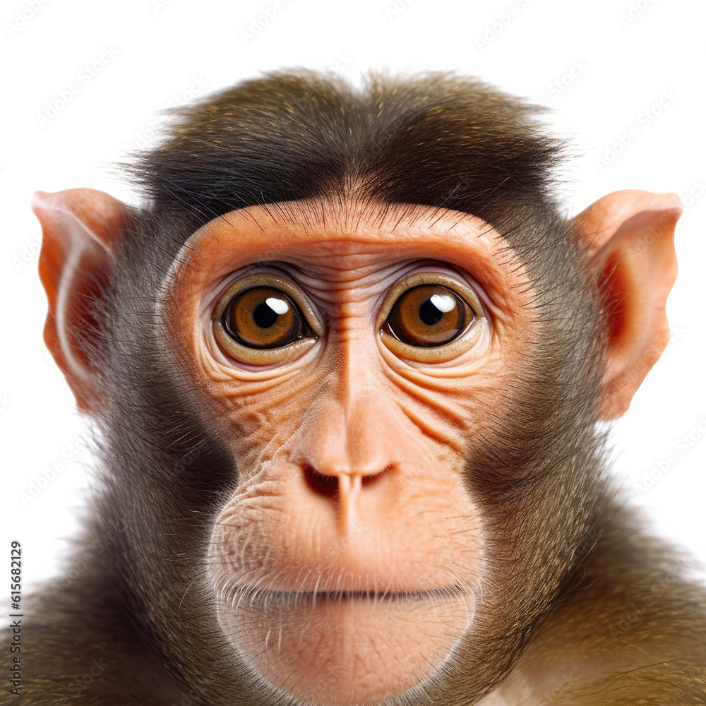 Closeup of a Monkeys (Macaca fascicularis) face