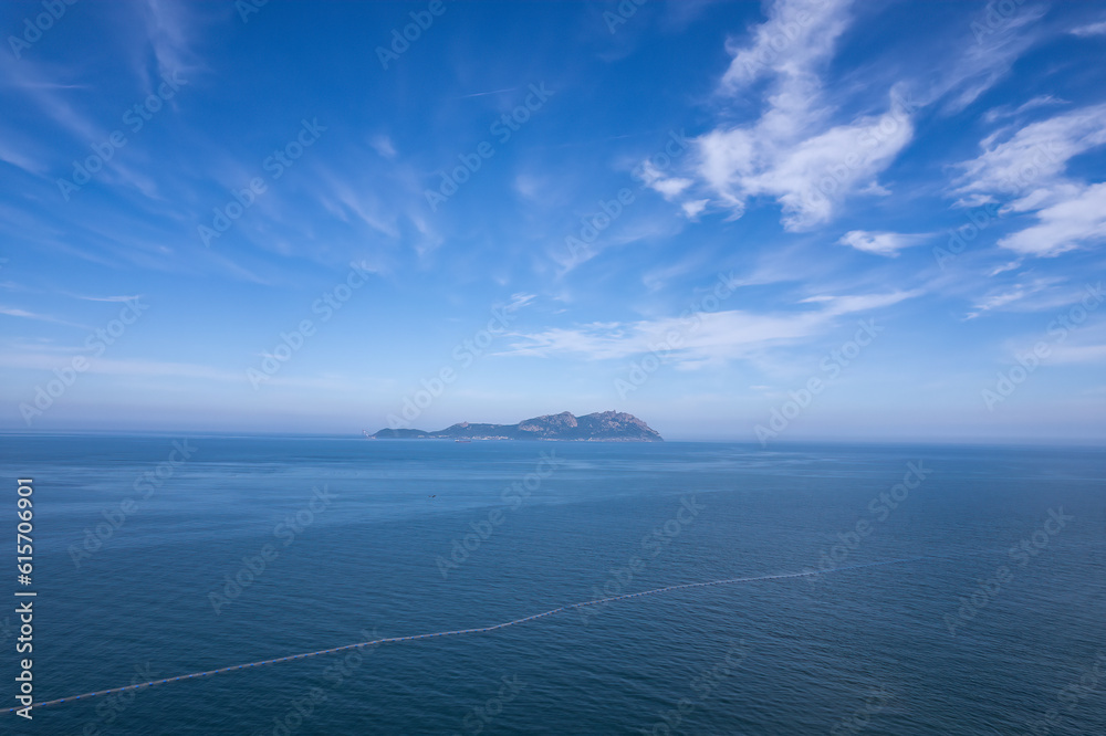 Aerospace Qingdao West Coast Island landscape panoramic view