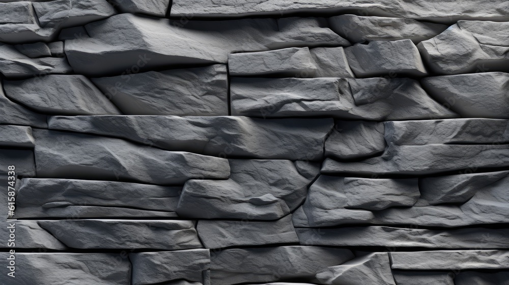 Modern style design decorative cracked real stone, Stone wall design for pattern and background.