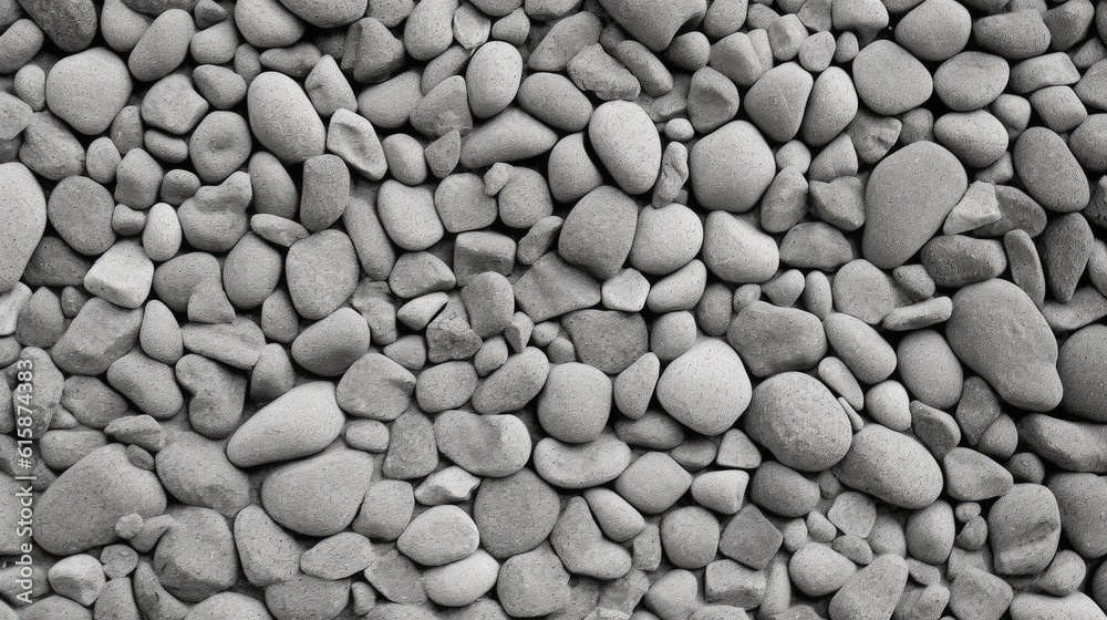 Wall stones background, Gravel concrete texture.