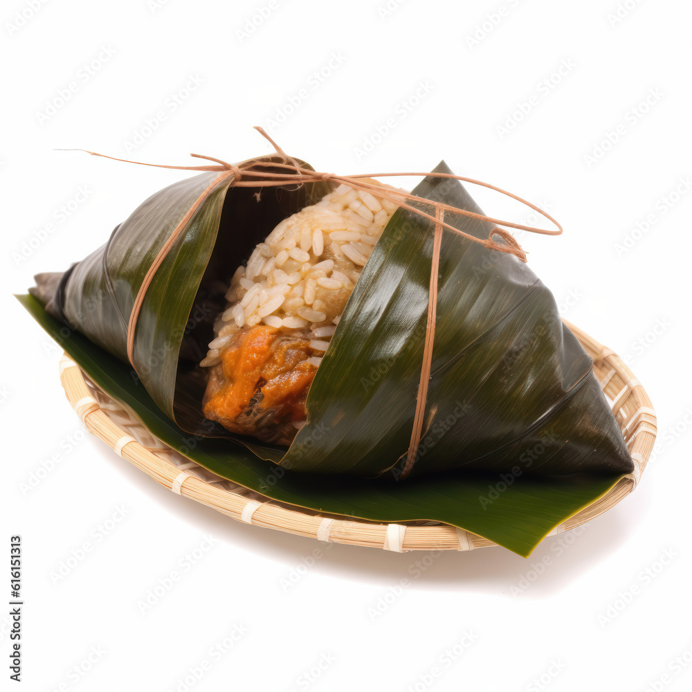 AI Asian Chinese Rice Dumpling, Zongzi,