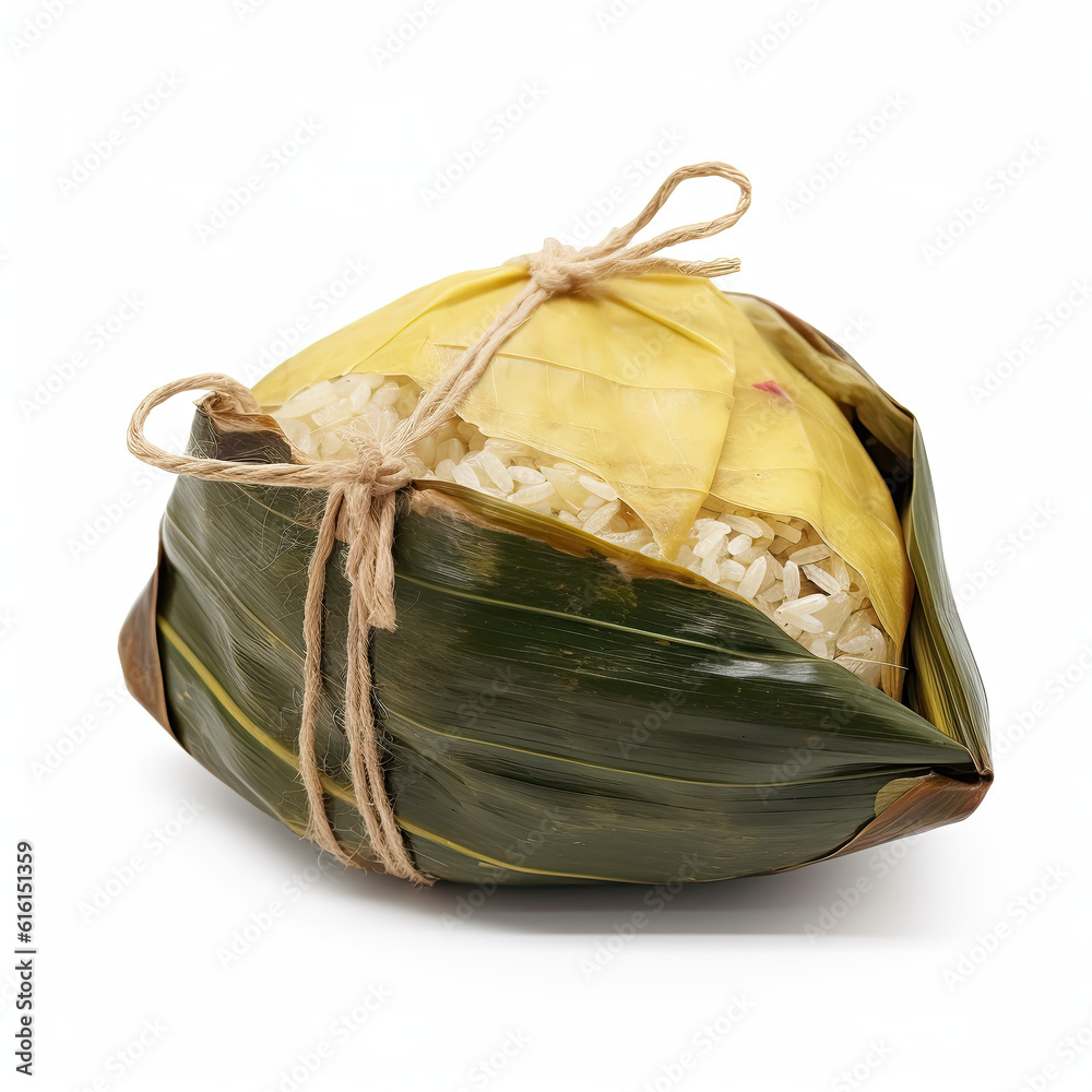 AI Asian Chinese Rice Dumpling, Zongzi,