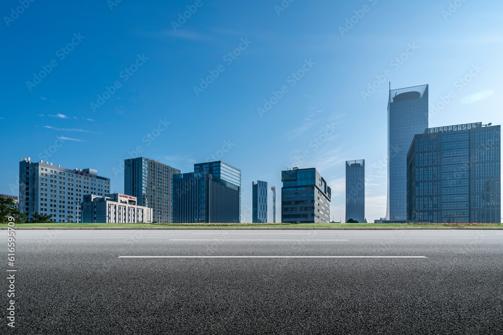 Aerial photography of modern urban architectural landscape in Zhuhai, China