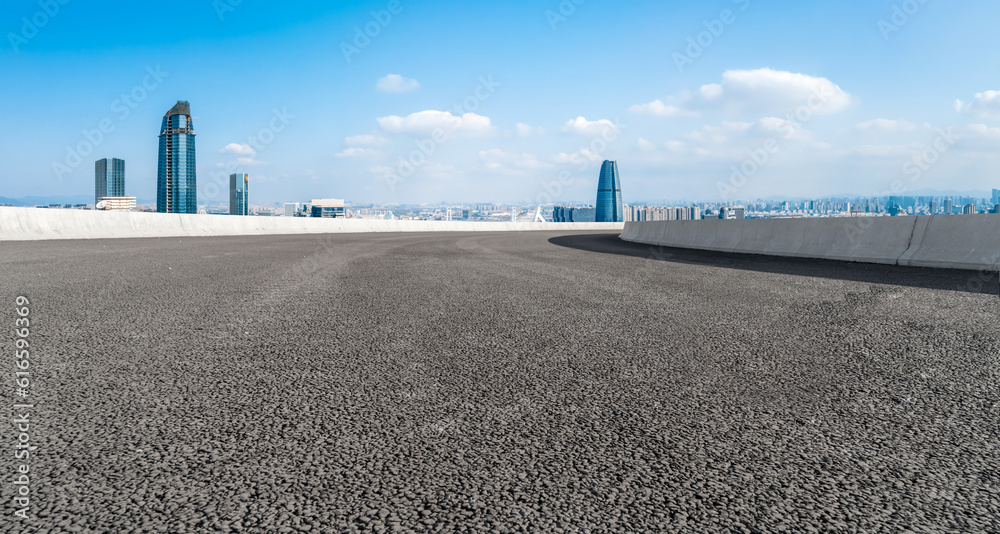 Aerial photography of modern urban architectural landscape in Zhuhai, China