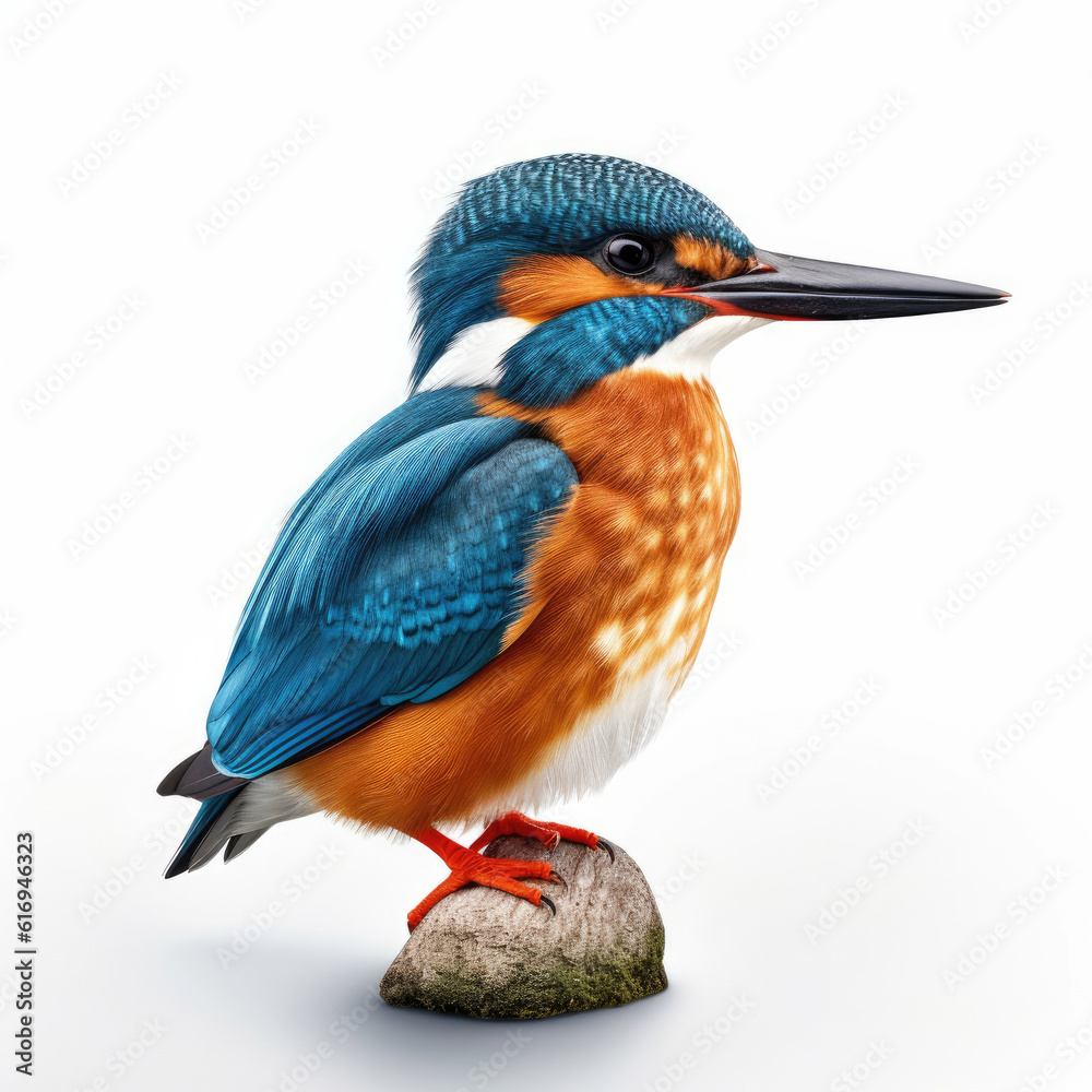 A stunning Kingfisher (Alcedinidae) perched and ready to dive.