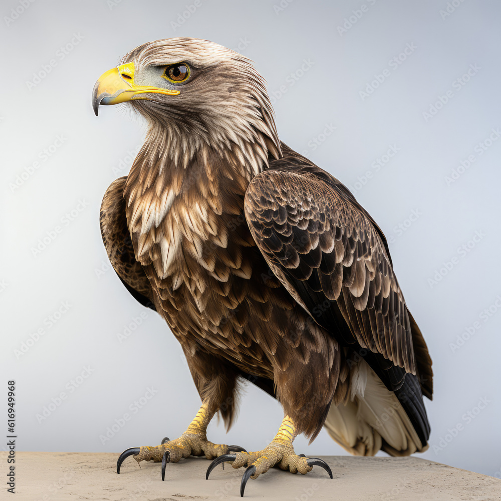 A young Bald Eagle (Haliaeetus leucocephalus) looking majestic.