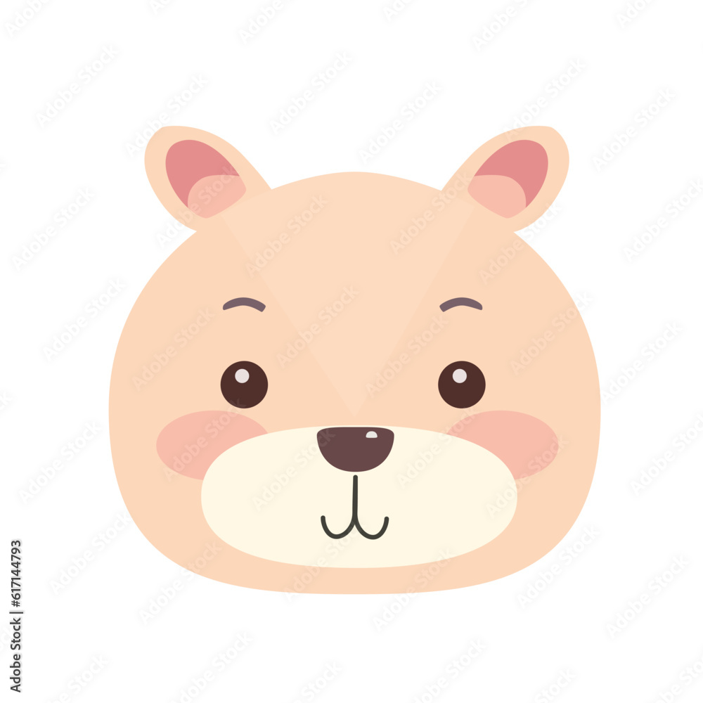 Cute Catroon Animal Vector Illustration