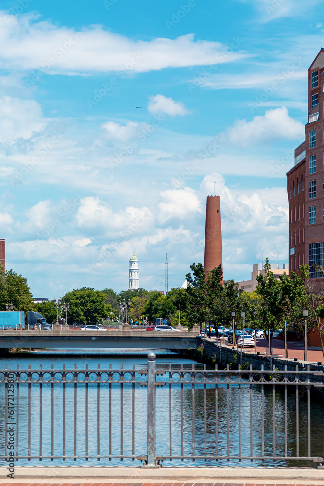 View of the Baltimore cityscape and Inner Harbor