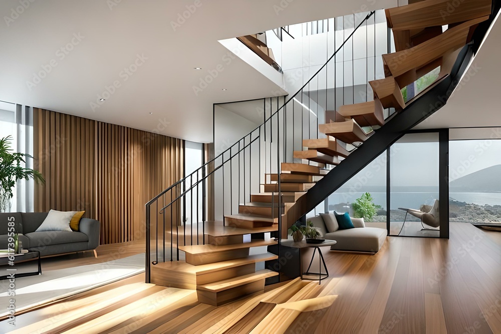 staircase in a house